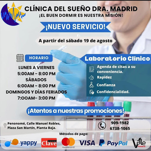 Laboratorio Clínico Dra. Madrid