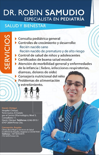 Atencion Pediatra Bugaba Dr. ROBIN SAMUDIO/CLIMSSA